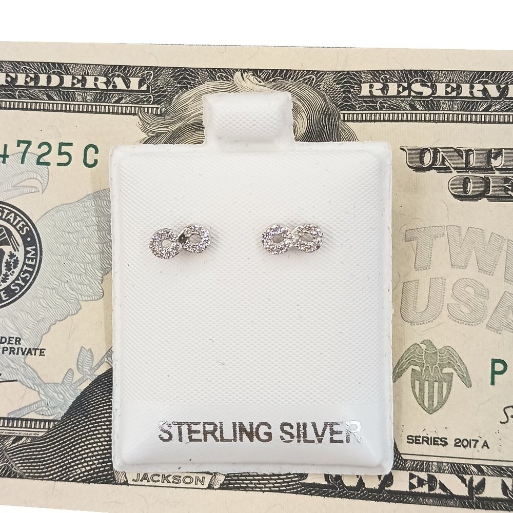 Sterling Silver Infinity Earrings